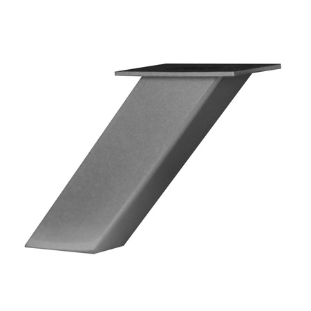 OSBORNE WOOD PRODUCTS 5 x 2 x 8 Elevated Countertop Support in Stainless Steel 8910STS